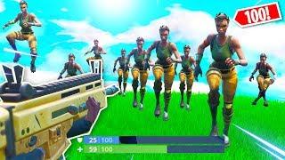 1 Spieler vs. 100 Zombies  Fortnite Infiziert Modus