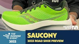 Saucony Running 2023 Preview Kinvara Pro Triumph 21  Live from The Running Event