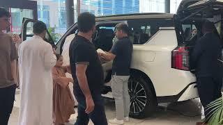 New Nissan patrol 2025 in Dubai showroom