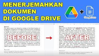 Cara Menerjemahkan Dokumen di Google Drive  Translate di Google Docs