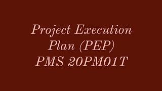 Project Execution Plan PEP 5 marks  PMS 20PM01T project management skills