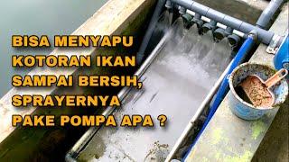 POMPA YANG DI GUNAKAN UNTUK SPRAYER PADA SIEVE FILTER - BISA MENYAPU KOTORAN IKAN SAMPAI BERSIH