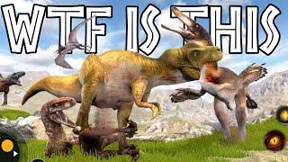 Playing AWFUL Dinosaur Mobile Games 【Carnivores】