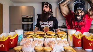 CT FLETCHERS INSANE DAILY MCDONALDS DIET CHALLENGE  BeardMeatsFood