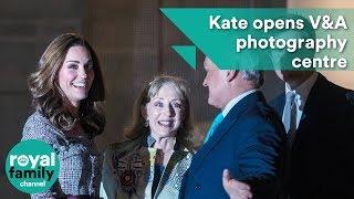 Kate The Duchess of Cambridge opens V&A photography centre