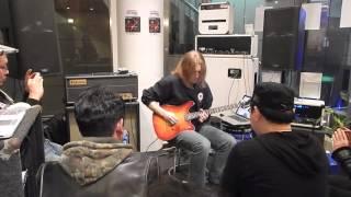 Bruce Bouillet SCATTERGUN Live clinic Ikebe Music Japan