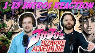 Jojos Bizarre Adventure 1-13 INTROS  Nekko and Jake Reaction