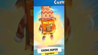 CLEANEST STUMBLE GUYS SKINS TRANSITIONS GOING SUPER SKIN  #shorts #stumbleguys