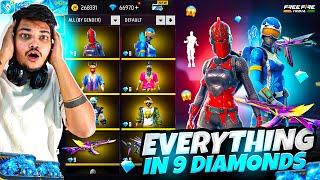 Free I Got All Items For NOOB TO PRO IN 10 DIAMONDS Best Even In -GARENA FREE FIRE