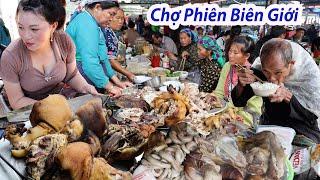 Chợ phiên biên giới với Trung Quốc - Chen chúc để được miếng ăn ngon