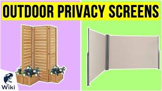 10 Best Outdoor Privacy Screens 2020