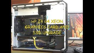 WORKSTATION HP Z4 G4 XEON W2223 RTX 3070TI GRAPHICS CARD SSD UPGRADE  5E0N0ES