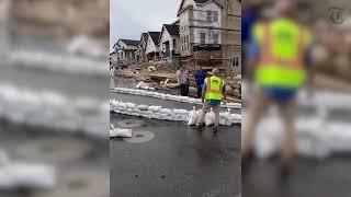 Flooding in Utah creates sinkholes after historic snow year
