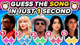 Guess the Song in just 1 Second  Music Quiz Challenge