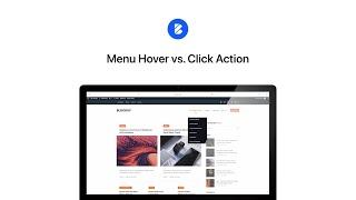 Header Menu Hover vs. Click Action  Blocksy #shorts