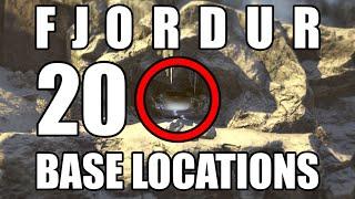 ARK Fjordur - 20 Base locations... Alpha spots underwater caves hidden locations and more...