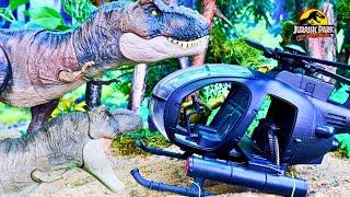 Super Tyrannosaurus Rex vs Giant Giganotosaurus vs Atrociraptor Team  Jurassic world Fanmade Movie