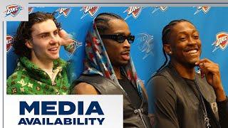 OKC Thunder Full Media Availability  Post Game at New York Knicks  March 31 2024