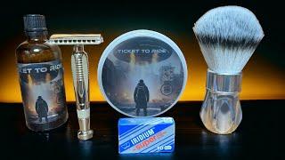 Lambda Athena Razor Shaving With Ticket To Ride By Hendrix Classics & Rich Man Shaving￼ Full Review