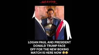 Logan Paul and Donald Trump face off #loganpaul #trump #donaldtrump