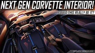 Next Gen 2025 Corvette Interior  Yoke Steering Wheel Coming?