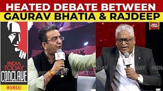 Fiery Faceoff Between Gaurav Bhatia & Rajdeep Sardesai On One Nation One Election  India Today News