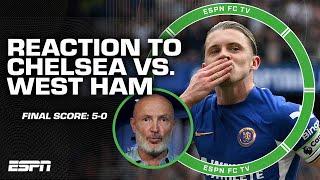 REACTION Chelsea beats West Ham by 5  Im VERY pleased with them - Leboeuf  ESPN FC