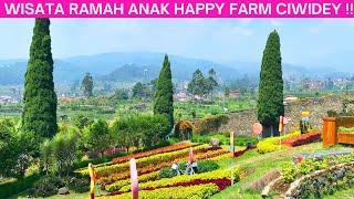 Wisata Keluarga Bandung Terbaru 2023  HAPPY FARM CIWIDEY BANDUNG