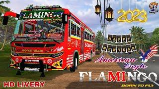 TEAM KING VEGA PRIVATE BUS MOD LIVERY  VEGA PRIVATE BUS MOD LIVERY  FLAMINGO BUS CONCEPT LIVERY