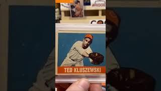 1948 Leaf Ted Kluszewski Rookie Card