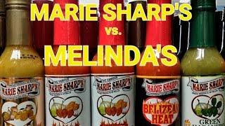 Marie Sharps vs Melindas Habanero Hot Sauce