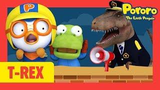 Police car song  Police Officer Tyrannosaurus Rex Song for Kids l Pororo Dinosaur Nursery Rhymes