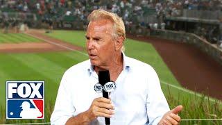 Kevin Costner on arriving at the Field of Dreams Diamond It was perfect  MLB ON FOX