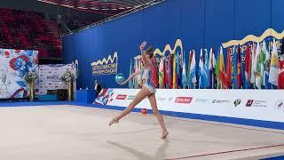 Elena Zykova Ball Russian Junior Championships 2024