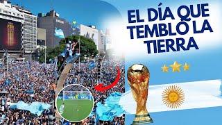 El día que tembló la tierra emocionate argentina campeon mundial FIFA Qatar 2022 tango y fútbol