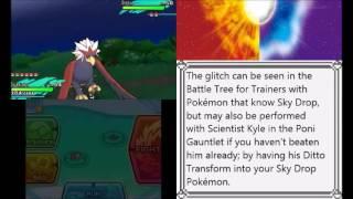 Sky Drop Red Card disappearing Pokémon glitch Pokémon Sun and Moon