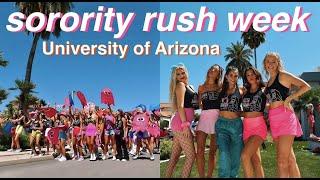 sorority recruitment + bid day vlog 2021 *rush vlog* University of Arizona