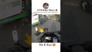 Hit & Run Car Accident  #shorts #shorts #xtmrider