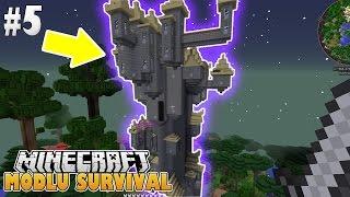 CADININ ŞATOSUNA GİRDİK - Minecraft MODLU SURVİVAL  Bölüm 5