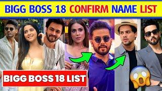 Bigg boss 18 contestants list 2024  Bigg boss 18 contestants list 2024 with photoBigg boss 18 list