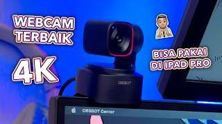 OBSBOT Tiny 2 Lite 4K Webcam untuk PC dan Mac Bisa untuk iPad Pro Camera Terbaik Buat Streaming