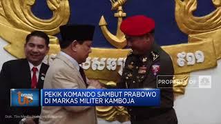 Prabowo Subianto Disambut Meriah di Markas Militer Kamboja