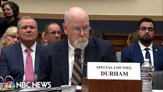 John Durham discusses sobering report on FBIs handling of Trump-Russia probe