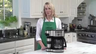 Coffee Maker  Hamilton Beach®  2-Way Coffee Maker with 12 Cup Carafe & Pod 49980Z