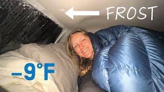 4Runner Camping in -9 Degrees no heater