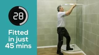 How to fit a Quad shower enclosure in 45 minutes