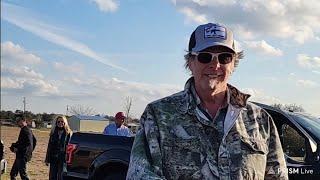 Ted Nugent Arrives #takeourborderback Rally Dripping Springs Texas 212024