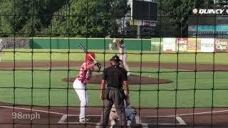 Draft Video Jalen Evans RHP - Texas Wesleyan 07-17-21 - 95-99mph