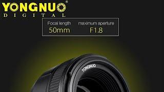 Распаковка объектив YONGNUO YN50mm F1.8 с большой апертурой и автофокусом для Nikon