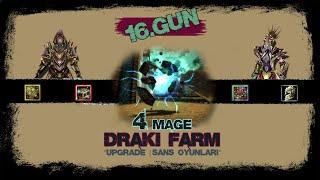 Knight Online  4 Mage ile Draki Farm  Silvery Gem - Upgrade - Shell Kırdırma - Monster...  #16Gün